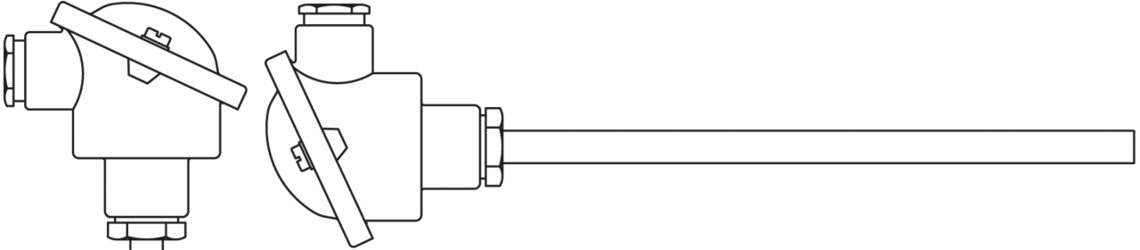 plug-in protecting armatures for gauge slides Ø 6 mm