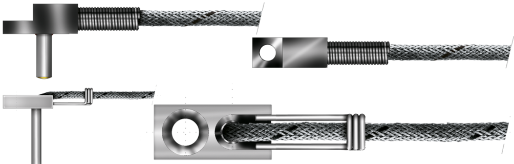 Angle thermocouple