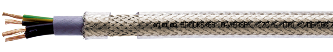 Marking example: SAB BRÖCKSKES · D-VIERSEN · ÖZCuY-J (TR) VDE-Reg.-Nr. 7000 CC 500 CY (TR) 4 x 1,0 mm² CE