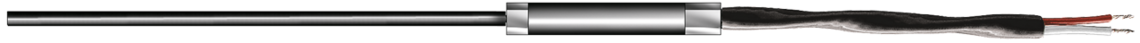 Mineral insulated resistance thermometer with PFA connection cable TTL