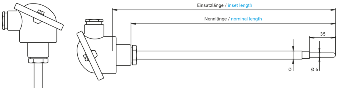 plug-in protecting armatures for gauge slides Ø 3 mm