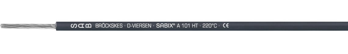 Marking for SABIX® A 101 HT 71010150: SAB BRÖCKSKES • D-Viersen • SABIX® A 101 HT • 220°C • CE