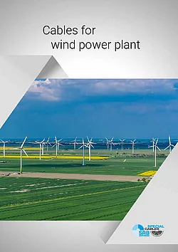 Cables for wind power plant