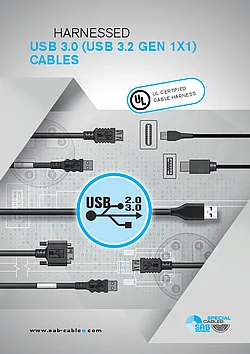 Harnessed USB 3.0 (USB 3.2 Gen 1x1) Cables