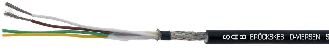 Marking example:
SAB BRÖCKSKES · D-VIERSEN · Sensor minus 50  4 x AWG 24/7  3836-0424