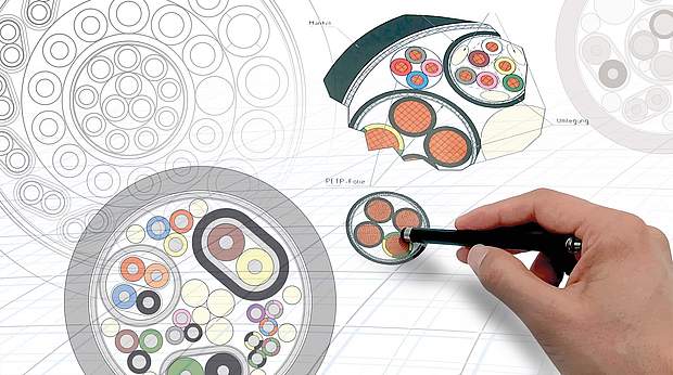 Construction of hybrid cables