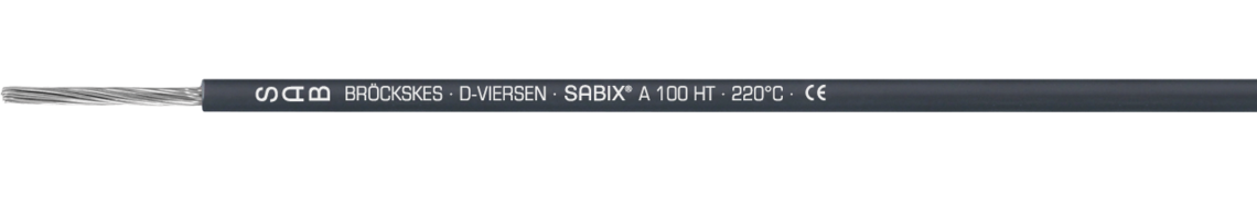 Marking for SABIX A 100 HT 71000150: SAB BRÖCKSKES · D-VIERSEN · SABIX A 100 HT · 220°C · CE
