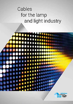 Cables for the lamp and lights industry