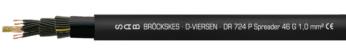 Marking example: SAB BRÖCKSKES · D-VIERSEN · DR 724 P Spreader 46 G 1,0 mm² CE