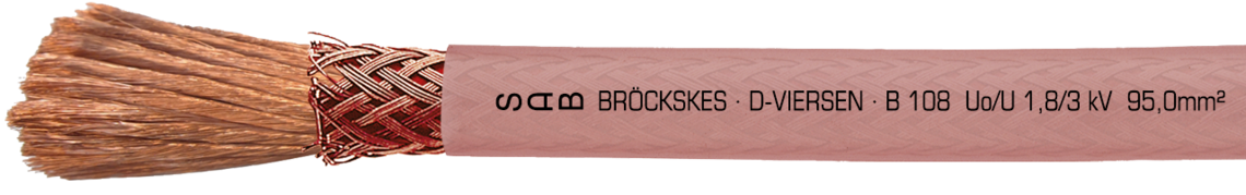 Marking example: SAB BRÖCKSKES · D-VIERSEN · B 108 · Uo/U 1,8/3 kV