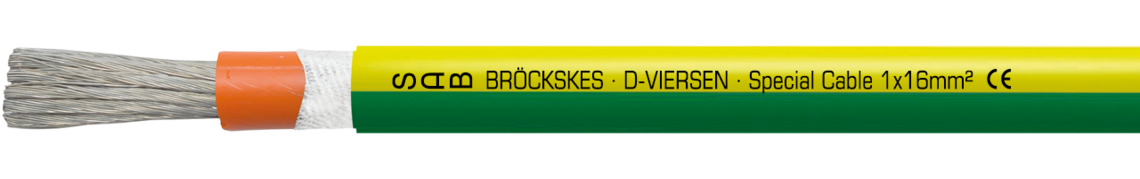 Marking example: SAB BRÖCKSKES · D-VIERSEN · Special Cable 1x16mm²  CE