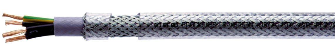 Marking example: SAB BRÖCKSKES · D-VIERSEN · ÖSYZ-J (TR) VDE-Reg.-Nr. 7000 CC 500 SY (TR) 4 x 0,5 mm² CE