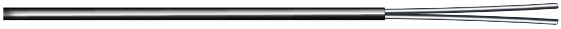 Mineral insulated thermocouple with bare connection ends