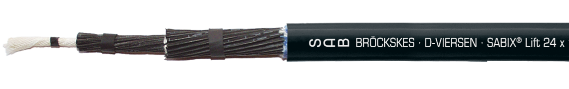 Marking example: SAB BRÖCKSKES · D-VIERSEN · SABIX Lift 24 x 1,0 mm² CE