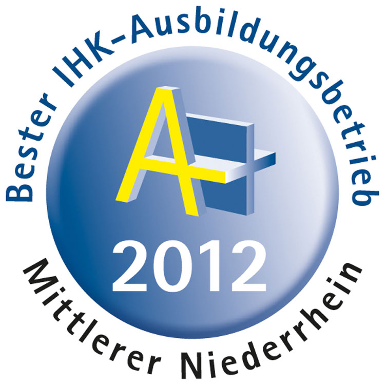 [Translate to English:] Bester Ausbildungsbetrieb 2012