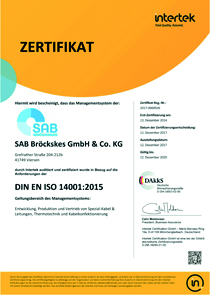Umweltmanagement nach ISO 14001:2004